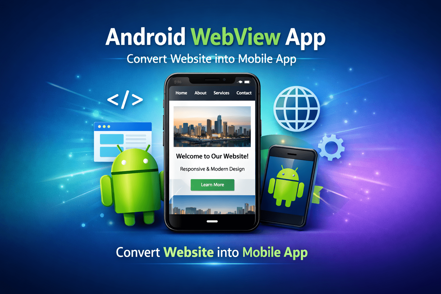 Turn Your Website into an Android App with InfoSparks WebView Development